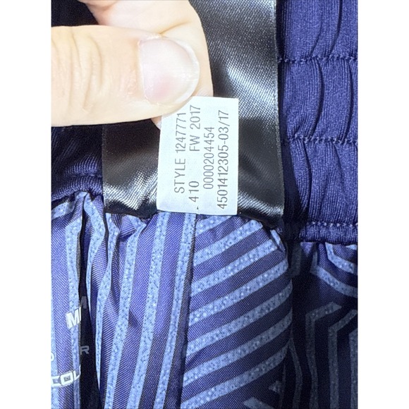 Under Armour Infrared Storm Coldgear Pants Womens Size Medium Blue Pull On - Picture 12 of 15